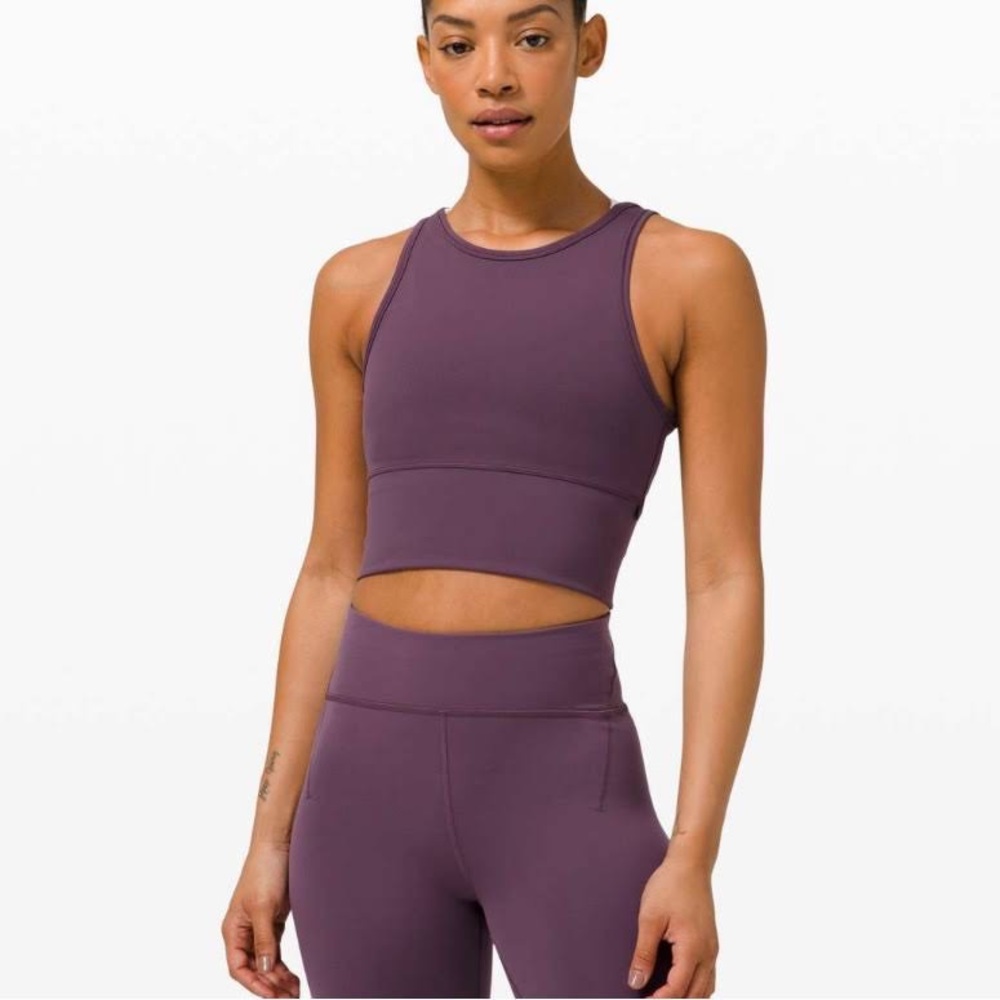 Lululemon Power Pivot Tank *Everlux - Grape Thistle
